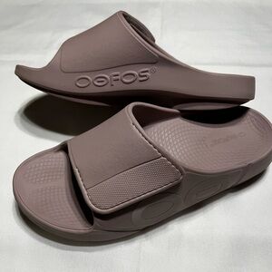 OOFOS OOahh Sport Flex Unisex Slide Sandals Stardust Size W10 - M8